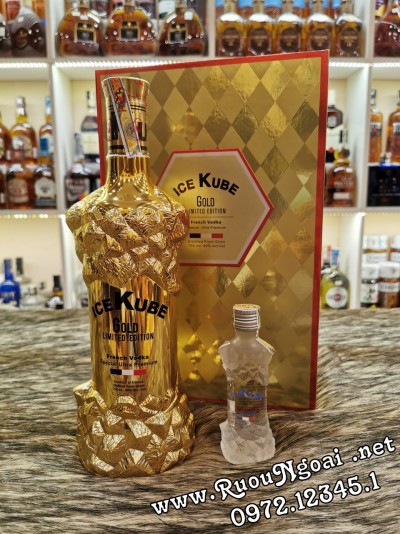 Rượu Ice Kube Gold 750ml Hộp Quà