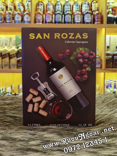 Rượu Vang Hộp Chile San Rozas 3000ml